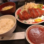 Tonkatsu Kappou Kurumaya - セット＾＾デミグラスソースが個性的‼️