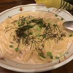 居酒屋まめぞ - めんたいクリーム(パスタ)！