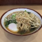 そばの神田 東一屋 - アサソバビンボー！　
      朝そば＋ごぼうかき揚げ！