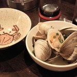 金町製麺 - '12/03/01 千葉県産 白ハマグリの酒蒸し（380円）