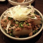 金町製麺 - '12/03/01 柔らか大根肉味噌がけ（350円）