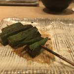 鳥しき - オクラ