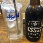 江古田ホルモン - ホッピーセット　中は少なめ？