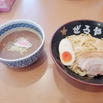 豚骨ラーメン ぜろや - つけ麺味玉