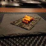 YANAGI - 【こぶ黒】リブロースカブリと雲丹「ウニク」