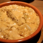 餃子とスパークリング バブルス - 炊き餃子