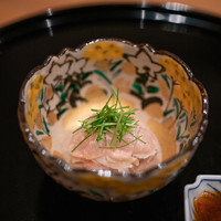まき村 - 2019.11 鴨居カワハギ肝和え ポン酢