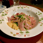 浮島フロートカフェ - ・1000セットの鶏刺し（※画像は3人前）