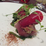 【戻り鰹のマリネ】