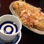 Izakaya Maruchin - 白竜（大吟醸） と とちおの厚揚げ