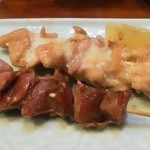 120303東京　ずぼら　もも＆砂肝　各150円