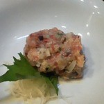 120303東京　ずぼら　あじなめろう600円