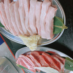 焼肉 兆治 - 豚トロ・豚肩ロース