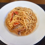 パッパーレ - ●パスタランチ 2,000円ワタリガニのトマトクリーム味スパゲティ＋200円