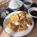 こうらく - ヒレ肉の天ぷら定食 880円