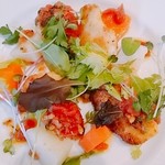 洋食 チソウ - 銀ムツホホ肉のカツレツ　地中海風トマトソース　1200円