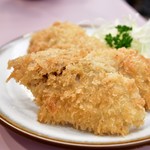 水口食堂 - 生アジフライ@690円