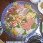 千成鮨 - 料理写真:刺身　皿盛り