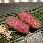 USHIGORO S. - 松茸と牛ヒレカツ