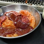 空 - ●大瓶ﾋﾞｰﾙ550X2＋塩ﾀﾝ1200＋ﾛｰｽ650＋ﾊﾗﾐ650＋ﾚﾊﾞｰ400＋上ﾐﾉ500=4,500円 2019年10月