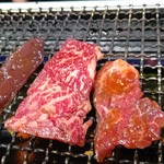 空 - ●大瓶ﾋﾞｰﾙ550X2＋塩ﾀﾝ1200＋ﾛｰｽ650＋ﾊﾗﾐ650＋ﾚﾊﾞｰ400＋上ﾐﾉ500=4,500円 2019年10月