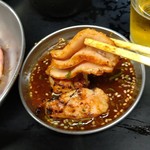 空 - ●大瓶ﾋﾞｰﾙ550X2＋塩ﾀﾝ1200＋ﾛｰｽ650＋ﾊﾗﾐ650＋ﾚﾊﾞｰ400＋上ﾐﾉ500=4,500円 2019年10月