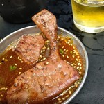 空 - ●大瓶ﾋﾞｰﾙ550X2＋塩ﾀﾝ1200＋ﾛｰｽ650＋ﾊﾗﾐ650＋ﾚﾊﾞｰ400＋上ﾐﾉ500=4,500円 2019年10月