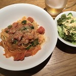 ちょいくら - ナポリタン800円+α。α分はメニュー外にて…。