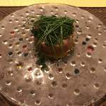 Spice&Dining KALA - 本鮪中トロのタルタル キャビアと九条ネギ
