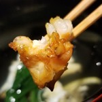 馳走 啐啄一十  - (07)炭火焼き伊勢海老(千葉県産)
      産卵期は初夏～秋、旬は秋～冬。
      伊勢海老は炭焼きされ、ゴージャスな甘みが余すところなく引き出されています。
      お出汁に入れているのに全く水っぽくありません。