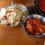 万正 - ●瓶B500X2＋付出ｷｬﾍﾞﾂ100+塩ﾀﾝ1300＋ｸﾗｼﾀ(ﾛｰｽ)1300＋ﾊﾗﾐ1300＋上ﾐﾉ800＋ｷﾑﾁ300＋税10%600=6,700円 2019年10月