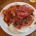 万正 - ●瓶B500X2＋付出ｷｬﾍﾞﾂ100+塩ﾀﾝ1300＋ｸﾗｼﾀ(ﾛｰｽ)1300＋ﾊﾗﾐ1300＋上ﾐﾉ800＋ｷﾑﾁ300＋税10%600=6,700円 2019年10月