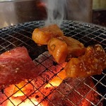 万正 - ●瓶B500X2＋付出ｷｬﾍﾞﾂ100+塩ﾀﾝ1300＋ｸﾗｼﾀ(ﾛｰｽ)1300＋ﾊﾗﾐ1300＋上ﾐﾉ800＋ｷﾑﾁ300＋税10%600=6,700円 2019年10月