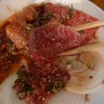 万正 - ●瓶B500X2＋付出ｷｬﾍﾞﾂ100+塩ﾀﾝ1300＋ｸﾗｼﾀ(ﾛｰｽ)1300＋ﾊﾗﾐ1300＋上ﾐﾉ800＋ｷﾑﾁ300＋税10%600=6,700円 2019年10月