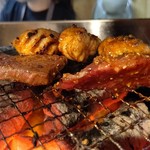 万正 - ●瓶B500X2＋付出ｷｬﾍﾞﾂ100+塩ﾀﾝ1300＋ｸﾗｼﾀ(ﾛｰｽ)1300＋ﾊﾗﾐ1300＋上ﾐﾉ800＋ｷﾑﾁ300＋税10%600=6,700円 2019年10月