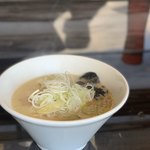 麺屋 雷文 - 鶏しぼり白湯塩らーめん