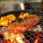 万正 - ●瓶B500X2＋付出ｷｬﾍﾞﾂ100+塩ﾀﾝ1300＋ｸﾗｼﾀ(ﾛｰｽ)1300＋ﾊﾗﾐ1300＋上ﾐﾉ800＋ｷﾑﾁ300＋税10%600=6,700円 2019年10月