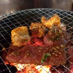 万正 - ●瓶B500X2＋付出ｷｬﾍﾞﾂ100+塩ﾀﾝ1300＋ｸﾗｼﾀ(ﾛｰｽ)1300＋ﾊﾗﾐ1300＋上ﾐﾉ800＋ｷﾑﾁ300＋税10%600=6,700円 2019年10月