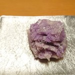 嘯月 - 朝の露（あじさい）　　　朝の露（紫陽花）　　　　　　　　　　きんとん）