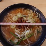 ラーメン屋 弘 - 味噌ラーメン750円　丼の直径19.5cm