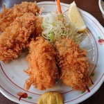 ときわ食堂 - 2019年11月　播磨灘産　カキフライ　930円+税