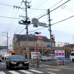 麺屋さすけ - 本店棟上げ時付近の状況