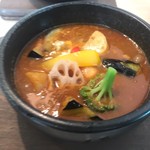 えすと - 合挽きキーマ風スープカレー
            スパイシー仕上げ　980円