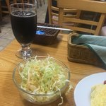 キッチンサン - サラダとアイスコーヒーさんも