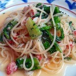 マルシェ - ずわい蟹と菜の花の生パスタ２