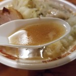 麺屋 桐龍 - 炊きたて！打ちたて！桐龍のらーめんのスープ