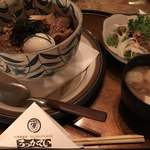 六花亭 - 角煮丼セット＠1,200円