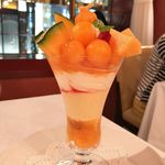 資生堂パーラー - 北海道　富良野市産　富良野メロンのパフェ