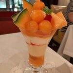 資生堂パーラー - 北海道　富良野市産　富良野メロンのパフェ