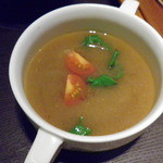 カツキッチン - 麦味噌スープ